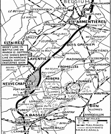 La battaglia di Neuve Chapelle