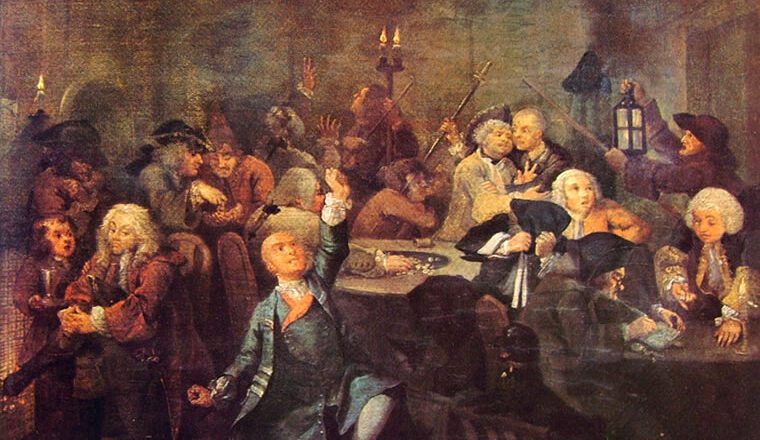 La carriera di un libertino di William Hogarth