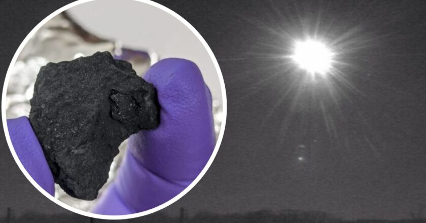 Detriti del meteorite nel Gloucestershire. Non accadeva da 30 anni