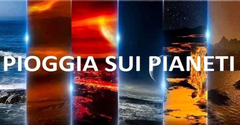 Le gocce di pioggia sulla Terra e sugli altri pianeti