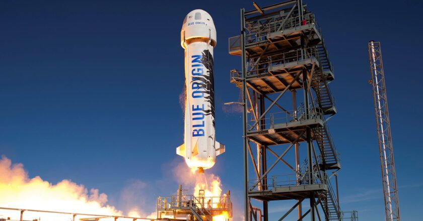 Blue Origin: asta per il biglietto per il primo volo per il turismo spaziale