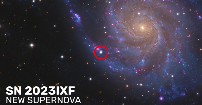 Nuova supernova apparsa nel cielo notturno