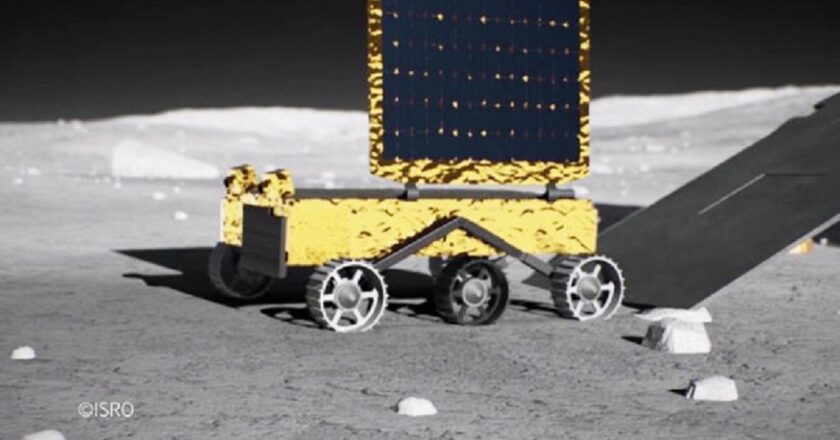 Sonda indiana: il video dello sbarco sulla Luna