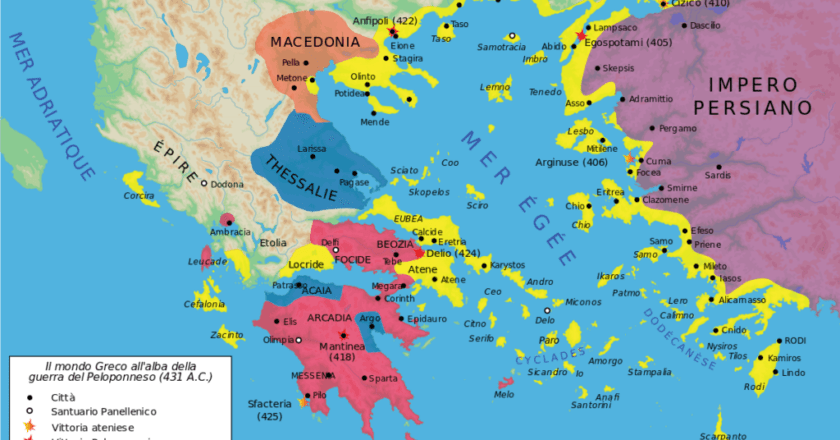 La guerra del  Peloponneso – prima  parte